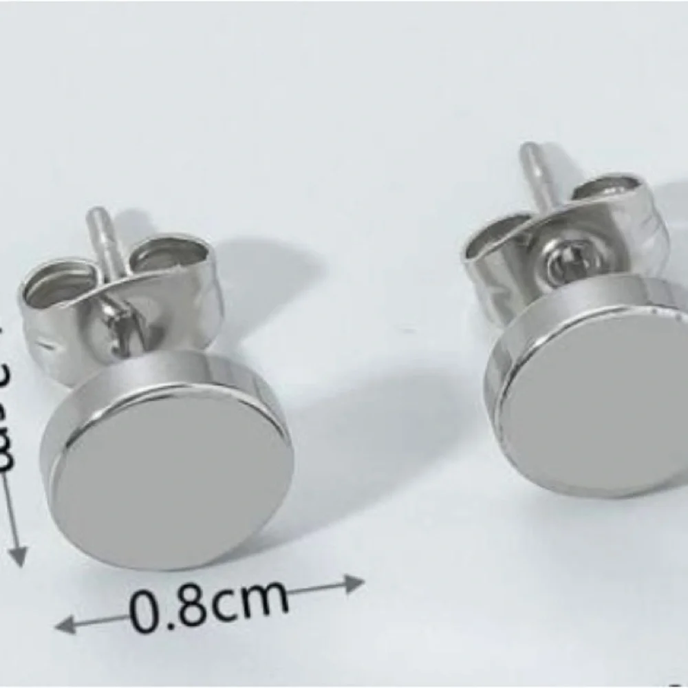 Stainless Men’s Steel Earrings and rings NWOT